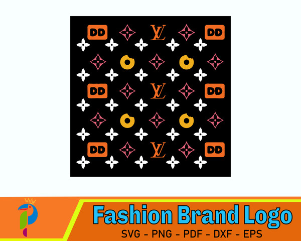 Flowers Louis Vuitton Svg, Louis Vuitton Logo Svg, Louis Vuitton Logo Svg,  Fashion Logo Svg, File Cut Digital Download