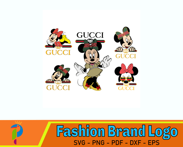 Disney Gucci SVG, Png, Eps, Dxf, JPG, Gucci Logo SVG, Minnie Mouse Baby SVG,  Minnie SVG, Disney SVG, Gucci SVG, Gucci Pattern SVG