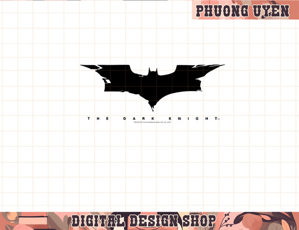 Batman Dark Knight Cracked Bat Logo  png, sublimate.jpg