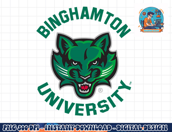 Binghamton Bearcats Icon Logo Officially Licensed  png, sublimation copy.jpg