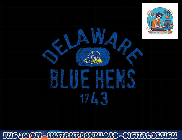 Delaware Fightin  Blue Hens 1743 Vintage Logo  png, sublimation copy.jpg