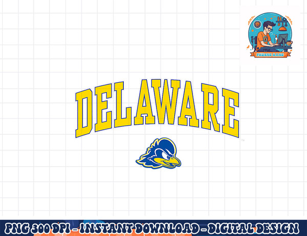 Delaware Fightin  Blue Hens Womens Arch Over Royal  png, sublimation copy.jpg