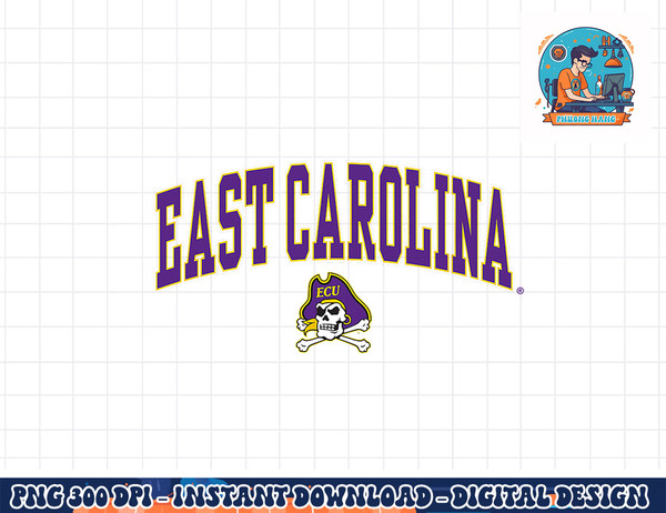 East Carolina Pirates Arch Over Officially Licensed  png, sublimation copy.jpg