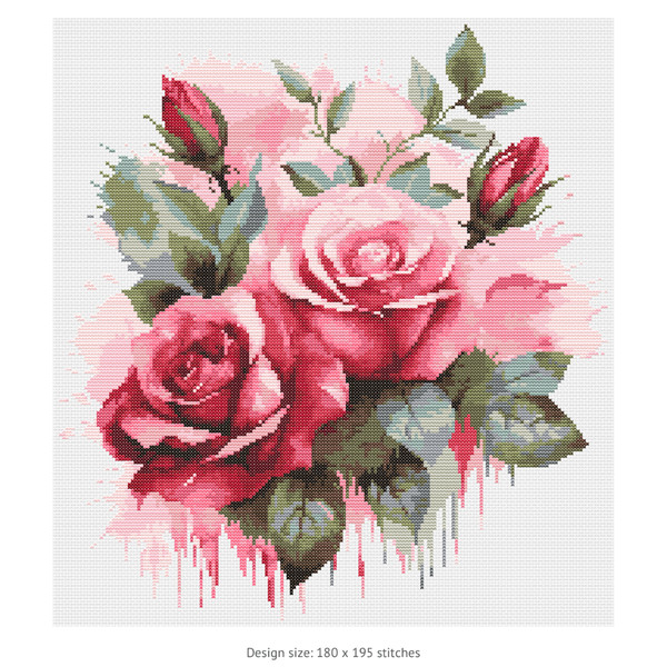 cross stitch pattern Roses (2).png