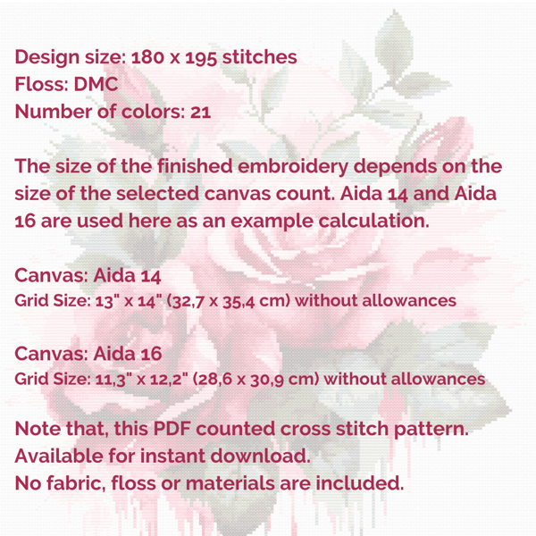 cross stitch pattern Roses (5).png