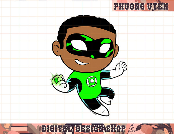 DC Super Friends Green Lantern John Stewart Portrait  png, sublimate.jpg