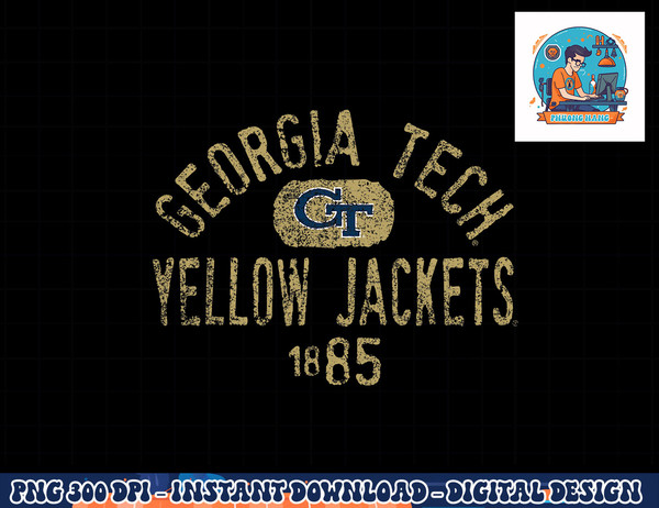 Georgia Tech Yellow Jackets 1885 Vintage  png, sublimation copy.jpg