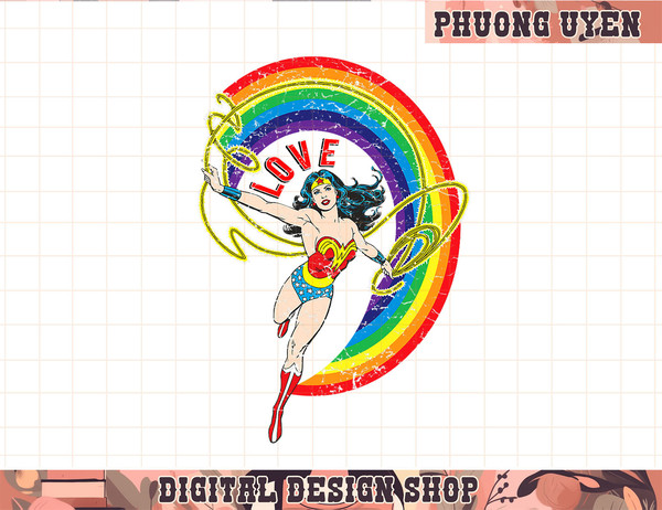 DC Wonder Woman Rainbow Love 01  png, sublimate.jpg
