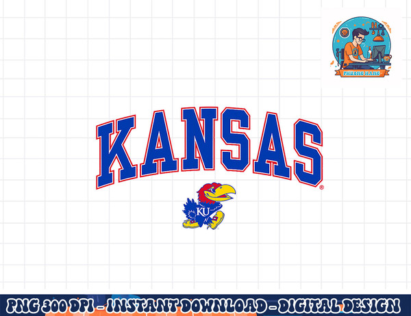 Kansas Jayhawks Arch Over Officially Licensed  png, sublimation copy.jpg