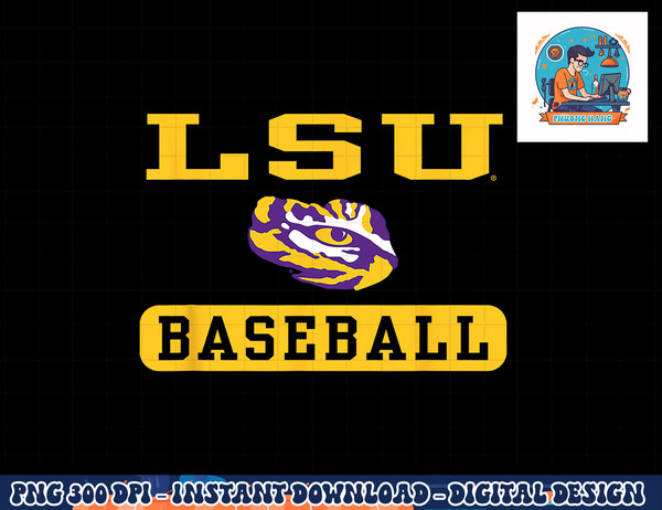 LSU Tigers Baseball Officially Licensed  png, sublimation copy.jpg