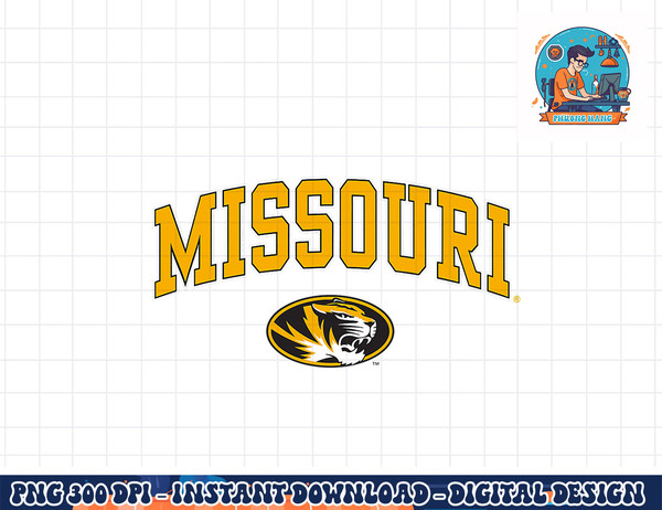 Missouri Tigers Arch Over Officially Licensed  png, sublimation copy.jpg
