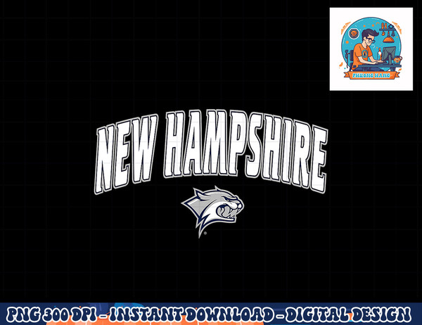 New Hampshire Wildcats Arch Over Navy Officially Licensed  png, sublimation copy.jpg