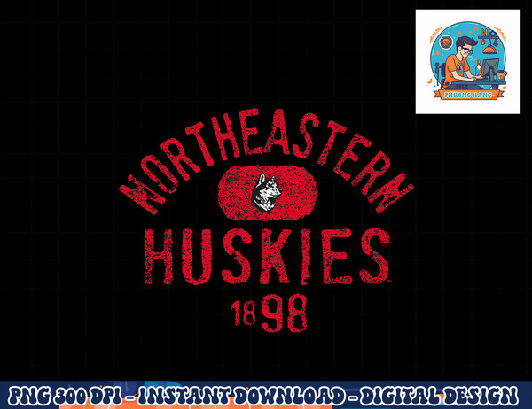 North Eastern Huskies Vintage 1898 Logo Officially Licensed  png, sublimation copy.jpg