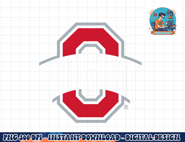 Ohio State Buckeyes Icon Logo Black Officially Licensed  png, sublimation copy.jpg