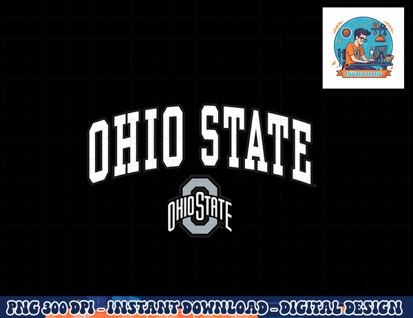 Ohio State Buckeyes Mens Arch Over Logo Officially Licensed  png, sublimation copy.jpg