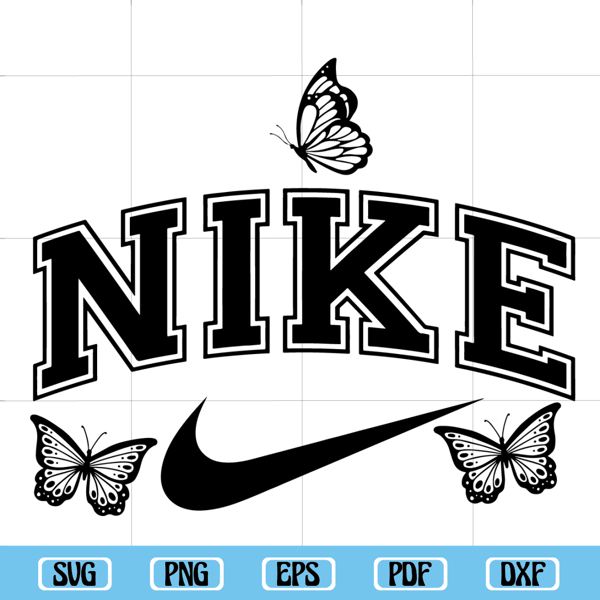 Nike Butterfly SVG  Nike Swoosh Logo PNG