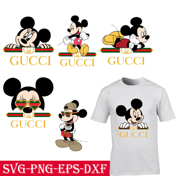 Mickey Gucci Logo SVG