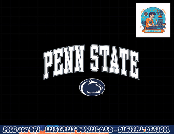 Penn State Nittany Lions Arch Over Navy Officially Licensed  png, sublimation copy.jpg