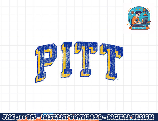 Pittsburgh Panthers Retro Arch Block  png, sublimation copy.jpg