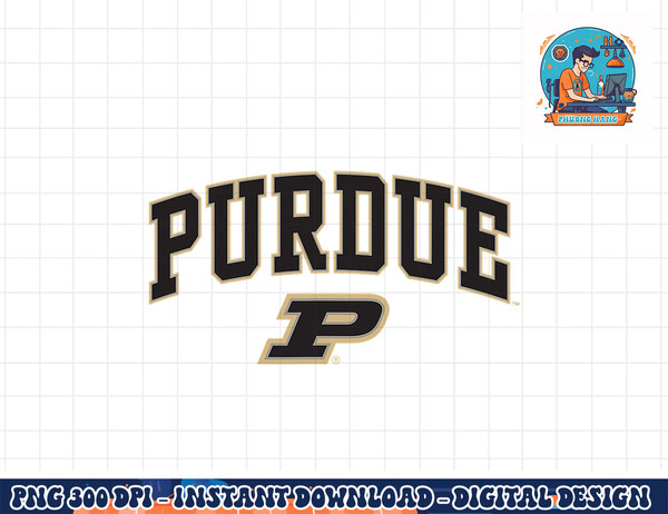 Purdue Boilermakers Arch Over Dark Heather  png, sublimation copy.jpg