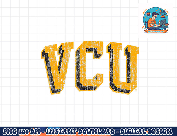 Virginia Commonwealth Rams Retro Arch Dark Heather  png, sublimation copy.jpg