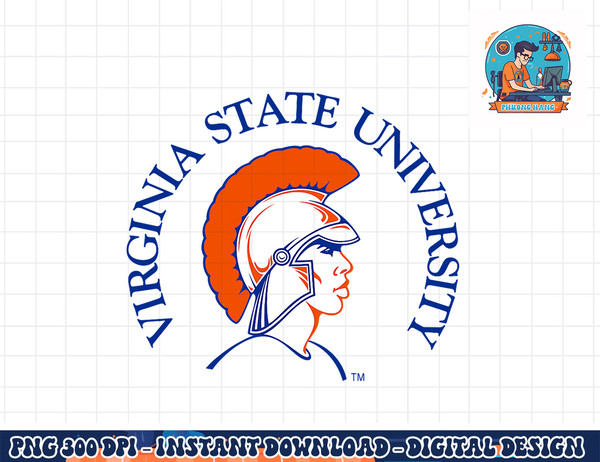 Virginia State Trojans Icon Logo Officially Licensed  png, sublimation copy.jpg