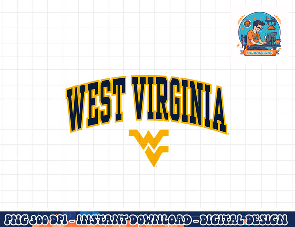 West Virginia Mountaineers Arch Over Officially Licensed  png, sublimation copy.jpg