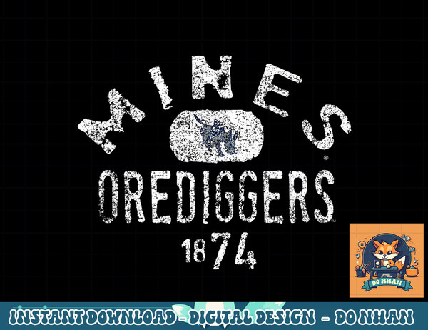 Colorado School Of Mines Orediggers Vintage 1874 Logo Navy  png, sublimation.jpg
