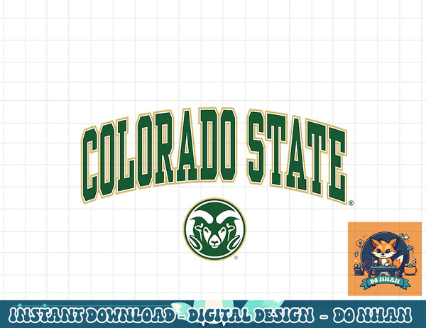 Colorado State Rams Arch Over Dark Heather  png, sublimation.jpg