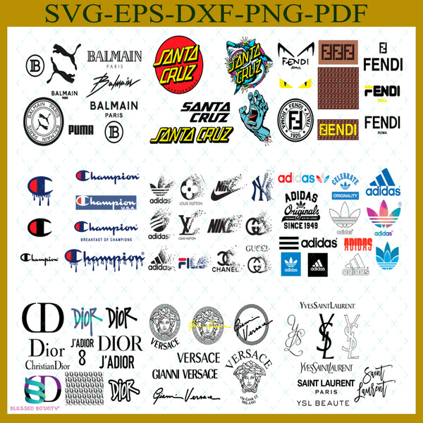 Fashion Logo Svg, Brand Logo Svg, Famous Brand Svg, Brand Sv - Inspire ...