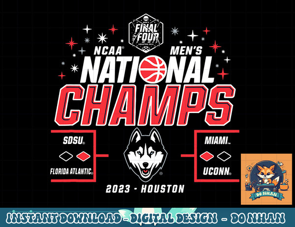 Connecticut Huskies National Champs 2023 Basketball Stars  png, sublimation.jpg