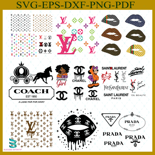 Louis Vuitton Logo Bundle, Louis Vuitton Svg, LV Svg, LV Gir - Inspire  Uplift