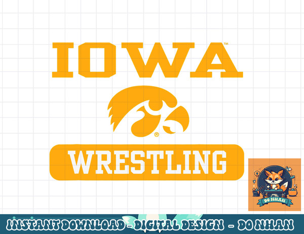 Iowa Hawkeyes Wrestling Officially Licensed  png, sublimation.jpg