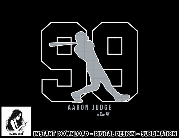 Aaron Judge Number Portrait Baj, MLB png, Sport PNG, Sublima