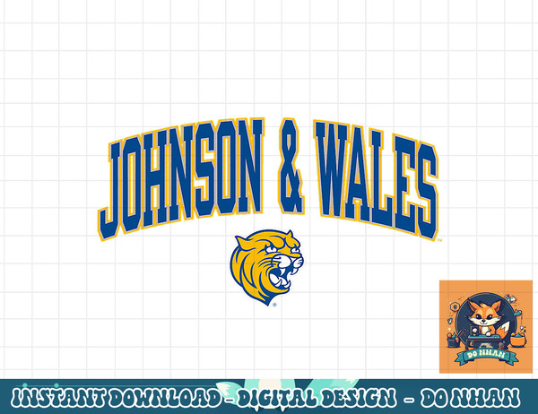 Johnson & Wales Wildcats Arch Over Officially Licensed  png, sublimation.jpg