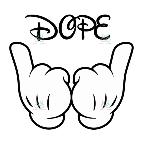 dope mickey mouse hands wallpaper