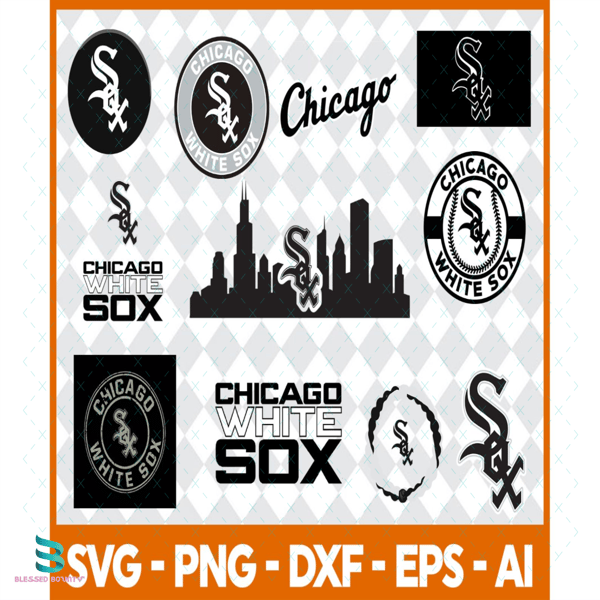 Chicago White Sox Svg, Chicago White Sox Logo Svg, MLB Svg, - Inspire Uplift