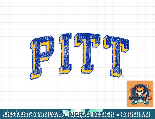 Pittsburgh Panthers Retro Arch Block  png, sublimation.jpg