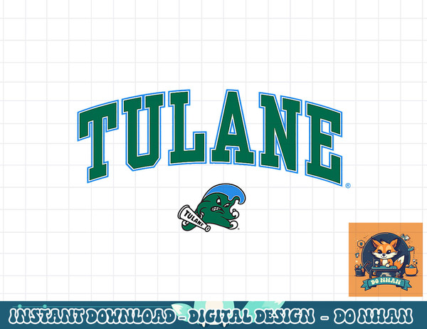 Tulane Green Wave Arch Over Officially Licensed  png, sublimation.jpg