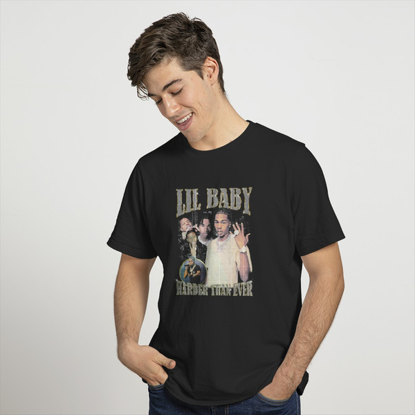 Lil Baby 90s Retro Rap Shirt, Lil Baby Bootleg Vintage 90s Rap Tee, Lil Baby Shirt for Fan Men Women, Lil Baby 2023 Tee