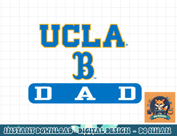 UCLA Bruins Dad Logo Officially Licensed  png, sublimation.jpg