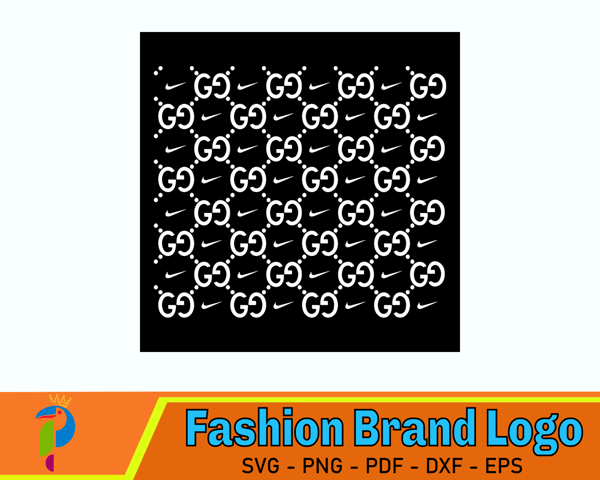 Gucci Fashion Brand Logo Svg, Gucci Logo Svg - Inspire Uplift