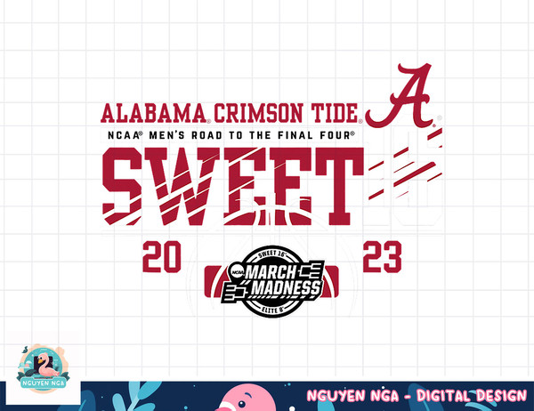 Alabama Crimson Tide Sweet 16 2023 Basketball  png, sublimation.jpg