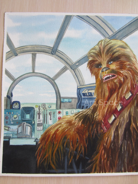 Chewbacca Star Wars Movie Paint By Numbers 