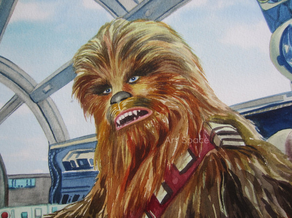 Chewbacca Star Wars Movie Paint By Numbers 