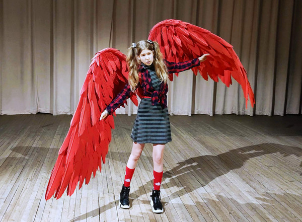 adult wings costume, Hawks costume, red angel wings, devil wings, final fantasy, articulating wings, anime cosplay wings, moving anime wings, movable wings, my 