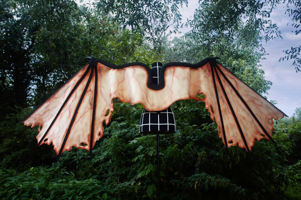 halloween outlook, Jeepers Creepers wings, halloween costume, devil wings, halloween accessory, horror wings cosplay, anime cosplay wings, Jeepers Creepers, Vam