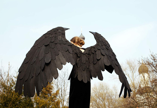 adult wings costume, Maleficent costume, black angel wings, devil wings, crow cosplay wings, raven costume, final fantasy, articulating wings, anime cosplay win