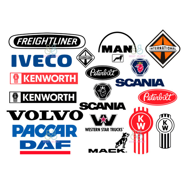Truck Brands Logo Svg, Trending Svg, Truck Logo Clipart, Bra - Inspire  Uplift