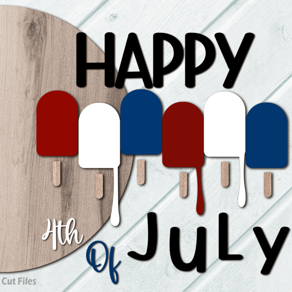 4th Of July SVG Laser Cut Files Ice Cream SVG Welcome Sign SVG Glowforge Files 3.png